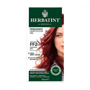 Image of Herbatint Permanent Hair Colour Gel - Crimson Red