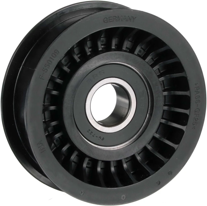 Image of GATES T36303 Idler Pulley with grooves Plastic Deflection/Guide Pulley,v-ribbed belt (312)