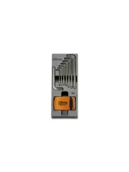 Image of Beta Tools T259 40pc Hex Key and Bit Set Hard Tray for Roller Cabs 024240259