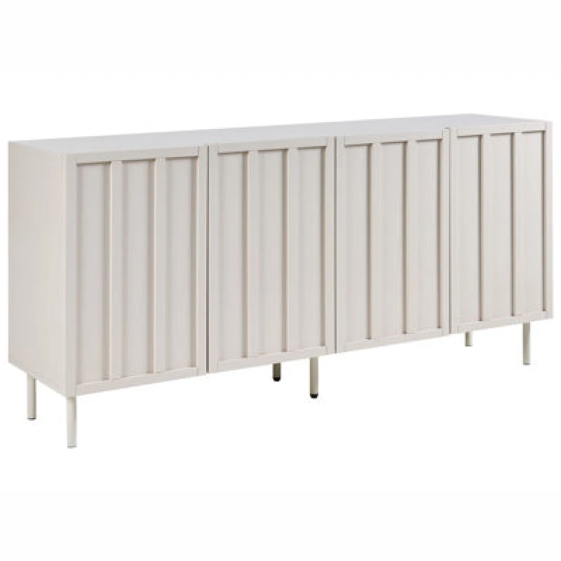 Image of Beliani Minimalist Sideboard Clunes Light Beige