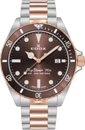 Image of Edox Watch Skydiver 3 Hands Quartz