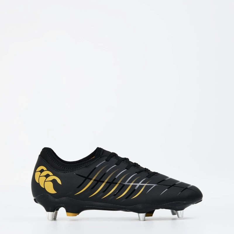 Image of Canterbury Phoenix Team Adults Soft Ground Rugby Boots Black male 10 (45)