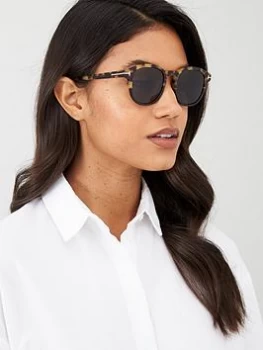 image of Tom Ford Round Sunglasses - Havana