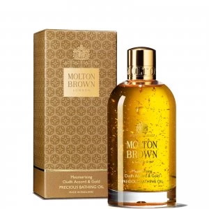 image of Molton Brown Oudh Accord & Gold Precious Bathing Oil 200ml