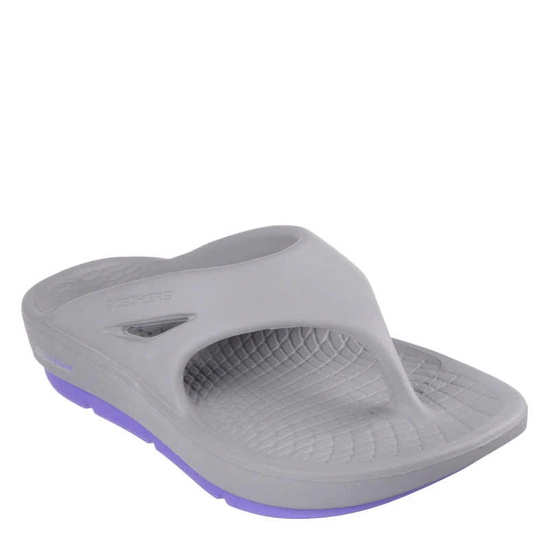 Image of Skechers 3pt Sandal Sports Sandals Womens Grey/Lavender female 2 (35)