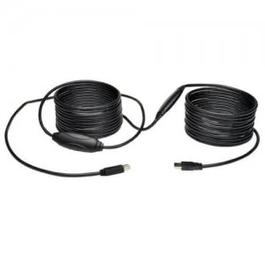 Image of Tripp Lite USB 3.0 Superspeed Active Repeater Cable Ab Male 36ft