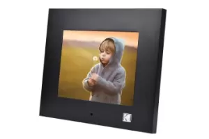 image of Kodak 1024 x 768 IPS Display 8" Digital Photo Frame Built in 8GB - Ebony Black