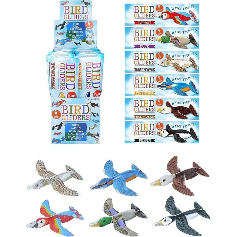 Image of Henbrandt Bird Gliders Pack of 12 Multi unisex