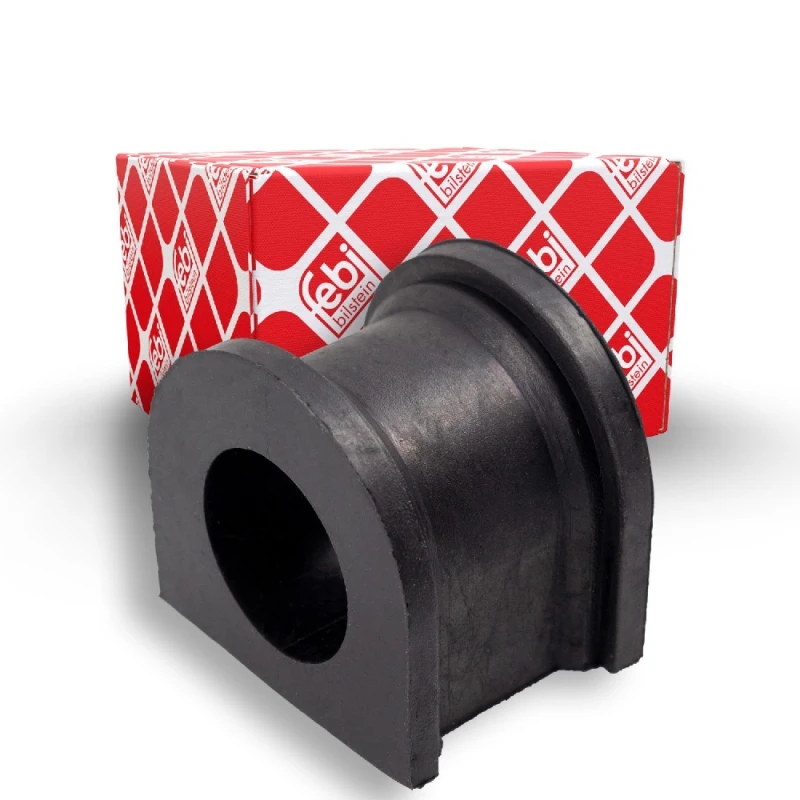 Image of FEBI BILSTEIN 41483 Stabilizer Bushes Front Axle, Rubber Rubber Anti-roll Bar Bush Kit (1334)