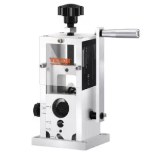 image of VEVOR Manual Wire Stripping Machine, 0.06''-1.57'' Copper Stripper with Hand Crank or Drill Powered, Visible Stripping Depth Reference, Portable Alumi