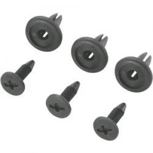 Image of Expanding rivet Hole 6.3mm Black KSS SRR 614