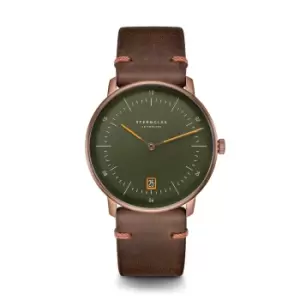 image of Sternglas S01-NAR19-VI17 Mens Naos Edition Bronze PVD Wristwatch