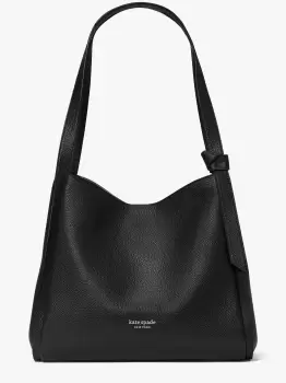 image of Kate Spade Knott Large Shoulder Bag, Black, One Size