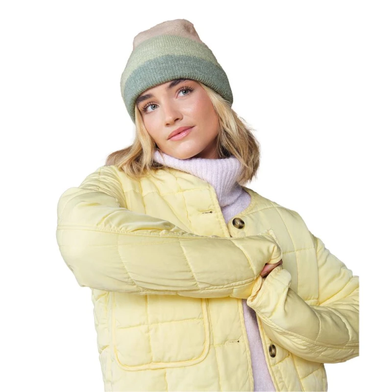 Image of Beechfield Mens Wave Soft Beanie in Pale Green Pale Green Male One Size