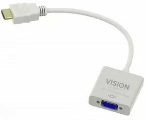 image of Vision TC-HDMIVGA video cable adapter VGA (D-Sub) HDMI Type A...