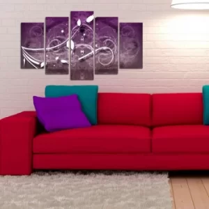 Image of 5ABSMDF-48 Multicolor Decorative MDF Painting (5 Pieces)