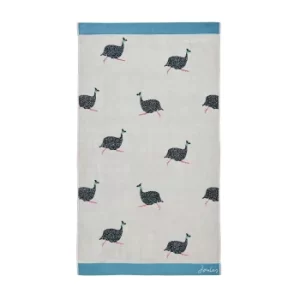 Image of Joules Guinea Fowl Hand Towel, Rust