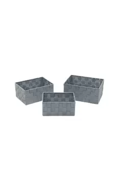 Image of Vichy Rect Nylon Storage Baskets Set of 3