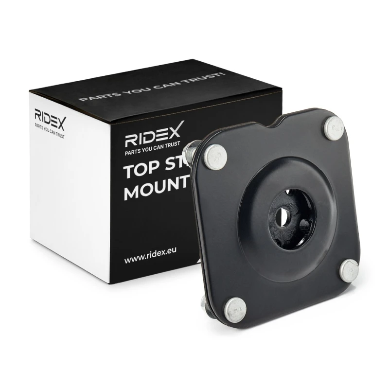 Image of RIDEX 1180S0029 Top strut mount Front Axle, with rolling bearing Suspension Strut Support Bearing (1180)