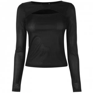 Image of Dr Denim Taj Long Sleeve Top - Black