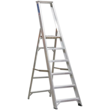 image of Sealey Industrial Aluminium Step Ladder 6