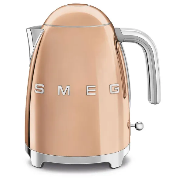 image of SMEG KLF03RGUK 50s Retro Style Kettle Rose Gold Special Edition