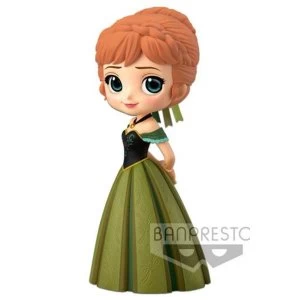 image of Anna Coronation Style A Normal Colour Version Disney Q Posket Mini Figure