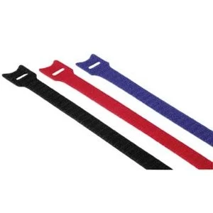 image of Hama Hook and Loop Cable Ties, 145 mm, coloured