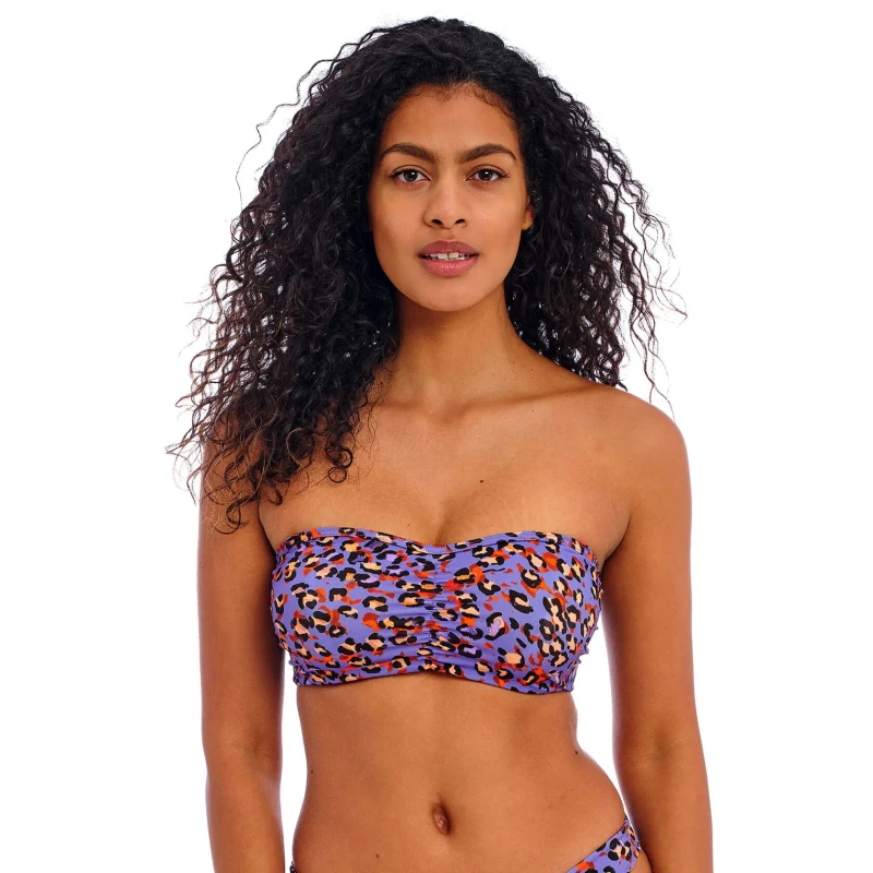 Image of Womens swimsuit top Freya Santiago nights Violet Female 80H