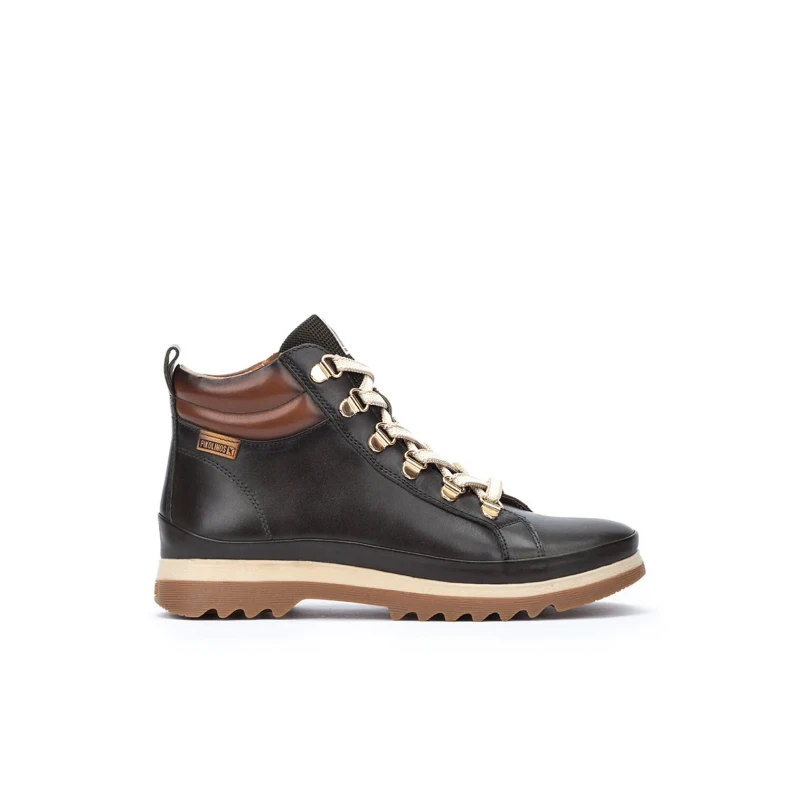 Image of Pikolinos Vigo W3W Leather Womens Ankle Boots - Forest - Size:UK 6-6.5