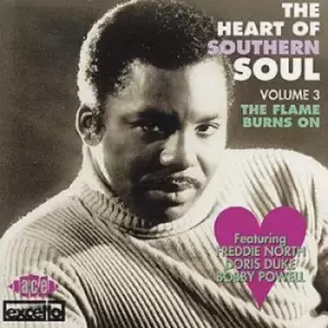 image of Various - The Heart Of Southern Soul Vol 3: The Flame Burns On CD Album - Used