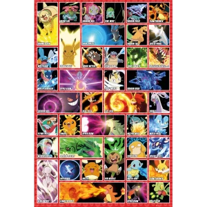 image of Pokemon Moves Maxi Poster