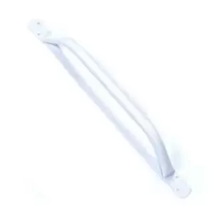 Nrs Healthcare Flat End Steel Grab Rail 305Mm - White