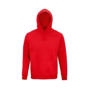 image of SOLS Unisex Adult Stellar Organic Hoodie (L) (Red)