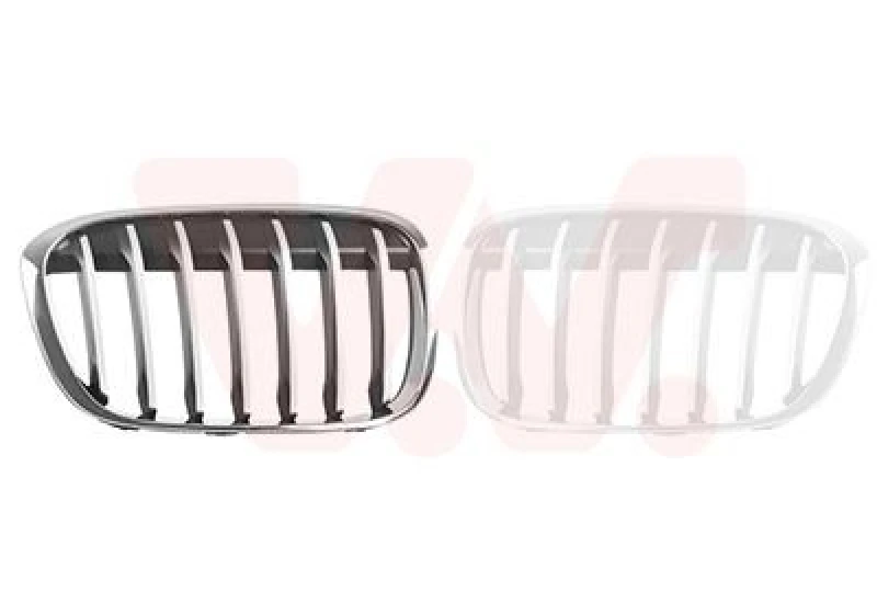 Image of VAN WEZEL Radiator Grille VAN WEZEL 0684514
