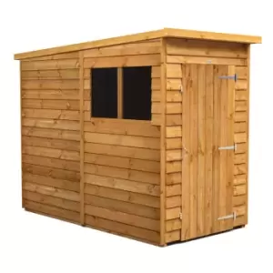Image of Power 4x8 Overlap Pent Shed
