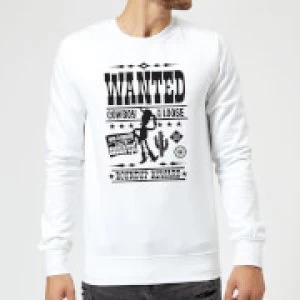 image of Toy Story Wanted Poster Sweatshirt - White - L