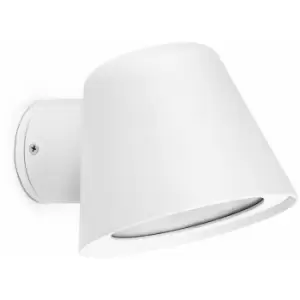 Image of Gina 1-light white garden wall light