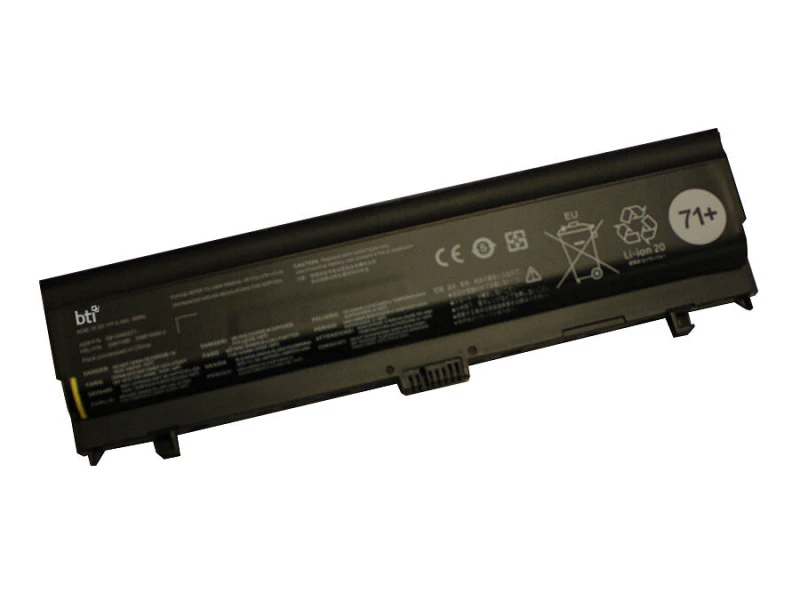 Image of BTI BTI Replacement Battery for Lenovo Thinkpad L560 L570 replacing OEM part numbers 00NY486 00NY488 4X50K14089 71+ // 6-cell 10.8V 4400mAh 4X50K14089