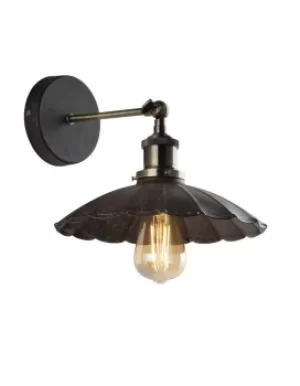 Image of GREASE Dome Wall Light Rust 22x25cm