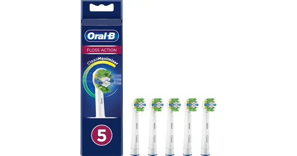 Image of Oral B FlossAction Brush Head with CleanMaximiser 5Pcs