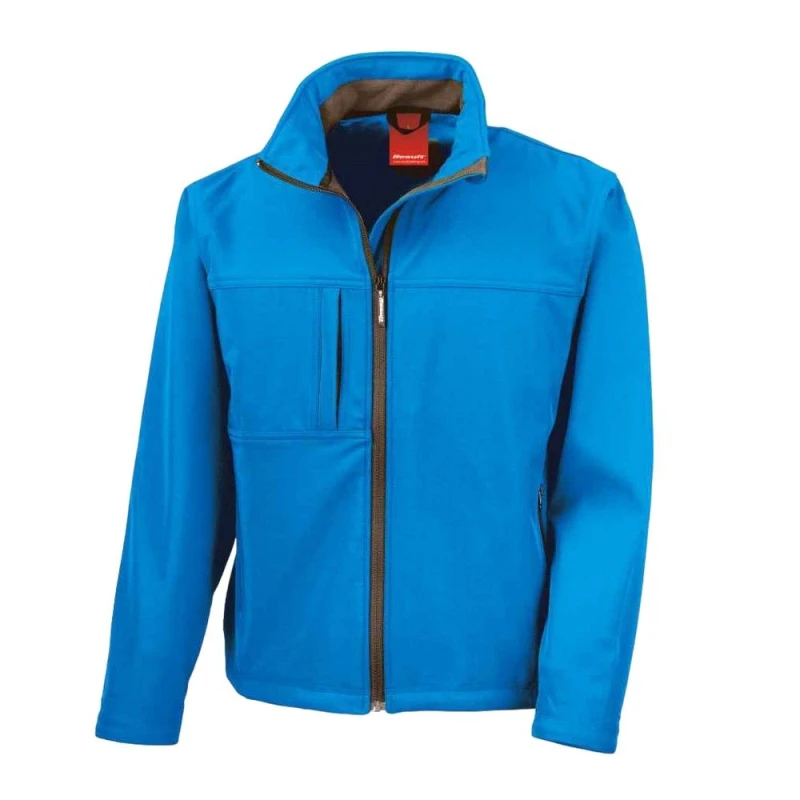 Image of Result Result Men Classic Soft Shell Jacket in Dark Blue Size: Small Dark Blue S Male 5063470297252