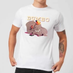 Image of Disney Dumbo Timothy's Trombone Mens T-Shirt - White