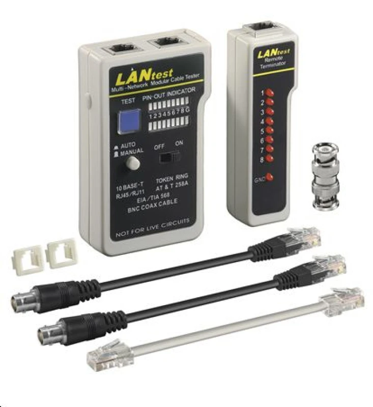 Image of Microconnect CAB-TEST4 network cable tester Grey