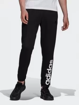 Image of adidas Essentials Fleece Tapered Joggers, Black Size M Men