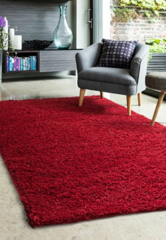 Image of Homemaker Jazz Shaggy Cosy Rug RED - Homemaker - Size: 200X290 RED 200X290 JB42156