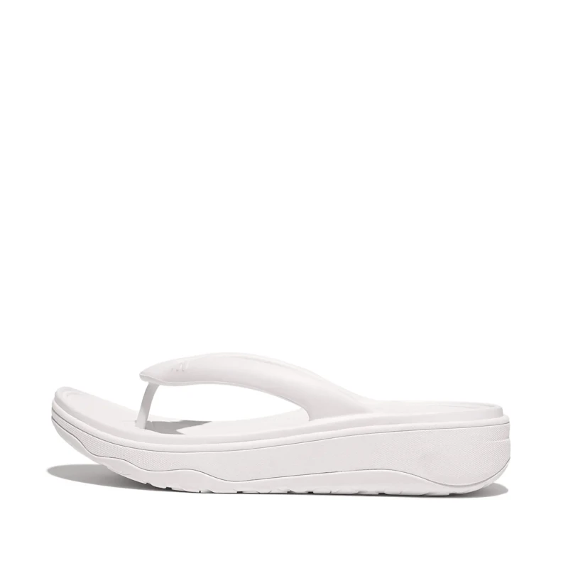 Image of FitFlop Relieff Recovery EVA Womens Toe Post Sandals - Black - Size:UK 6.5