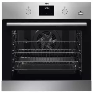 image of AEG BES35501EM 6000 Series Built In Electric Single Oven St St