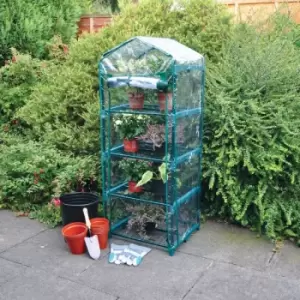 Image of 4 Tier Cold Frame Mini Green House Cold Frame Pvc