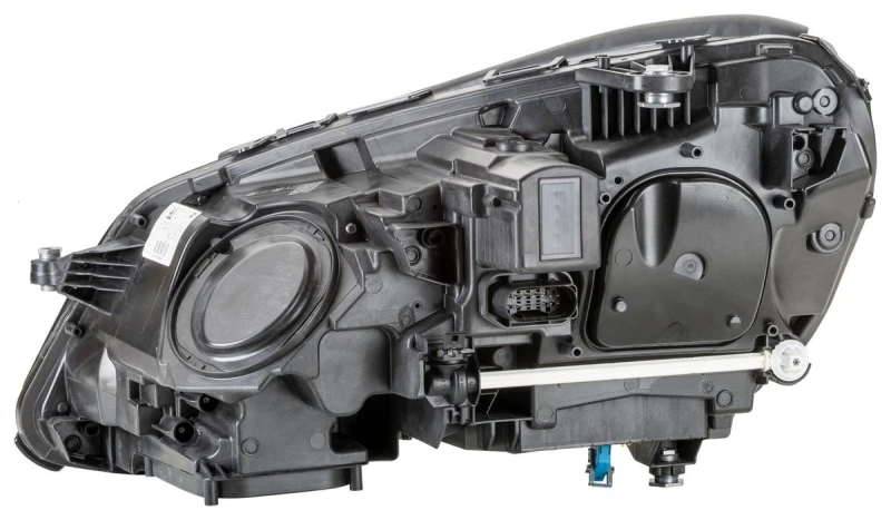 Image of HELLA 1EX 011 066-681 Headlights LED, without LED control unit for low beam/high beam, Right, LED Headlight (259)